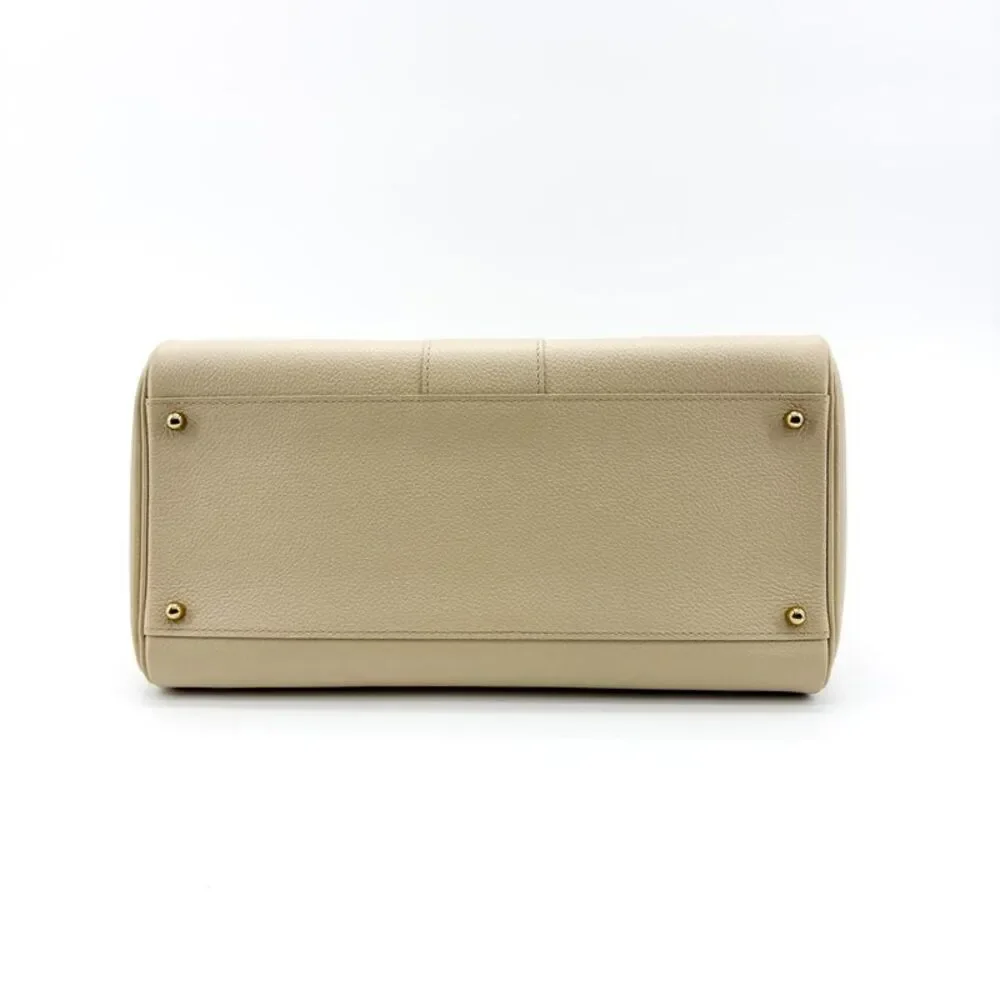 Delvaux Brillant MM Rodeo Calf Beige Gold Hardware